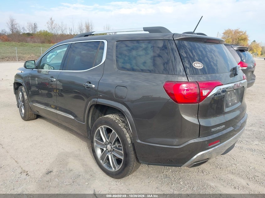 Vin: 1gkknxls5kz262101, lot: 46956525, gmc acadia denali 20193