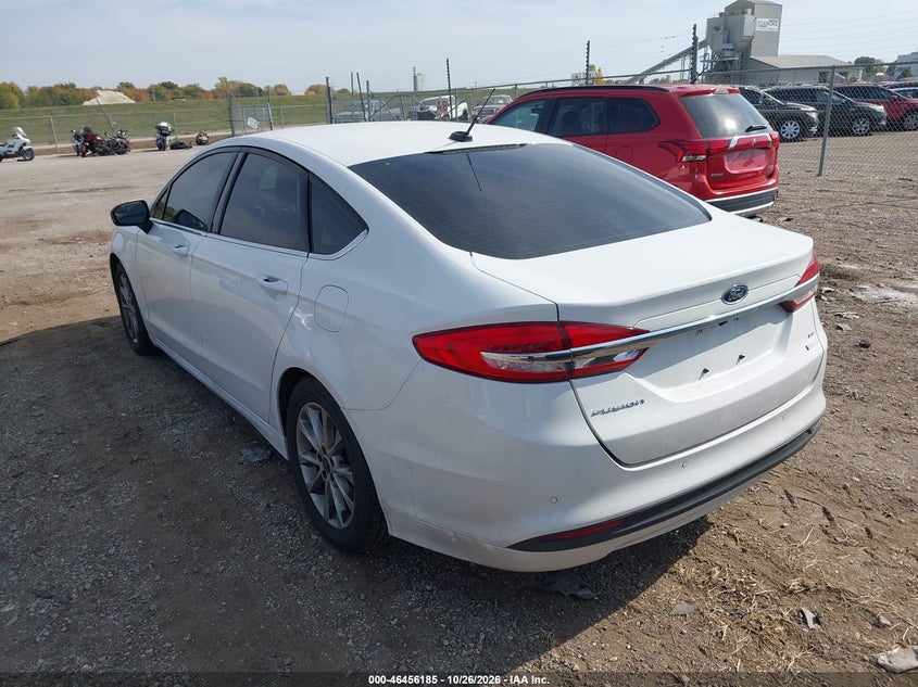 Vin: 3fa6p0hdxhr334731, lot: 46956561, ford fusion se 20173