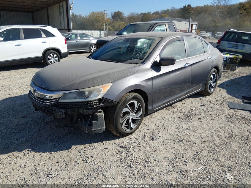2016 Honda Accord Lx, Front End, IAAI, VIN 1HGCR2F42GA101829 — photo 2