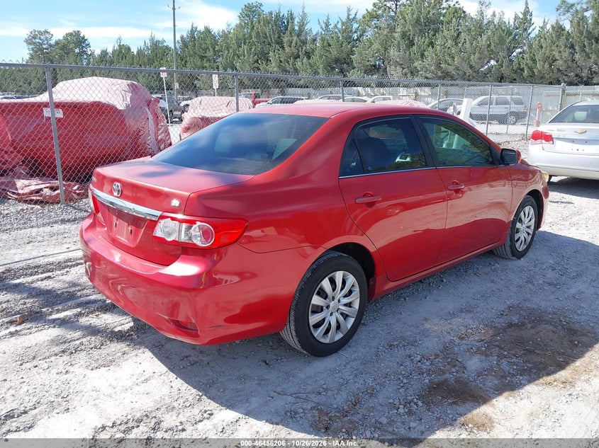 Vin: 2t1bu4ee0dc942652, lot: 46956582, toyota corolla le 20134