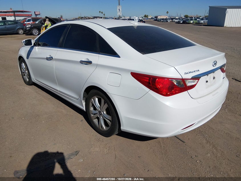 Vin: 5npec4ac0bh295166, lot: 46957631, hyundai sonata limited 20113