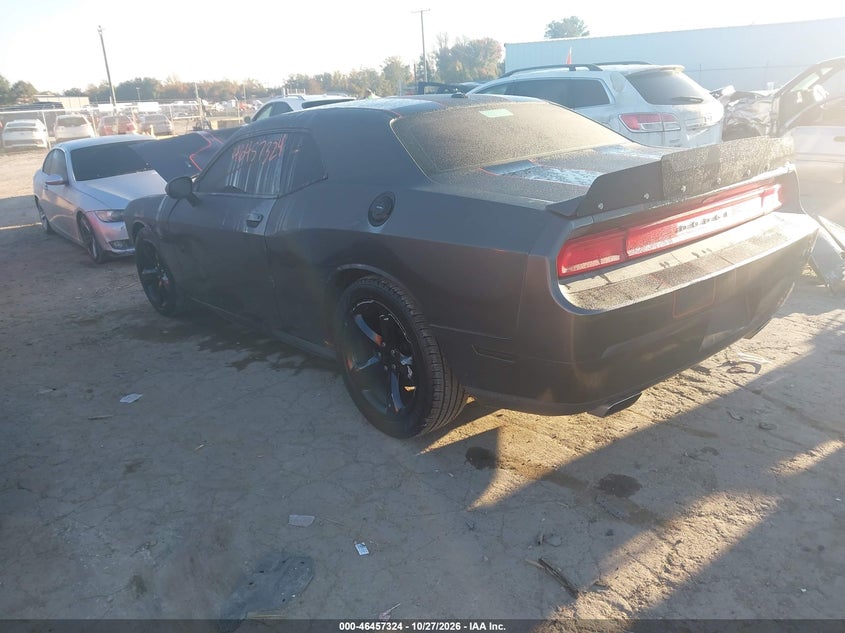 Vin: 2c3cdybt6dh604911, lot: 46957700, dodge challenger r/t 20133