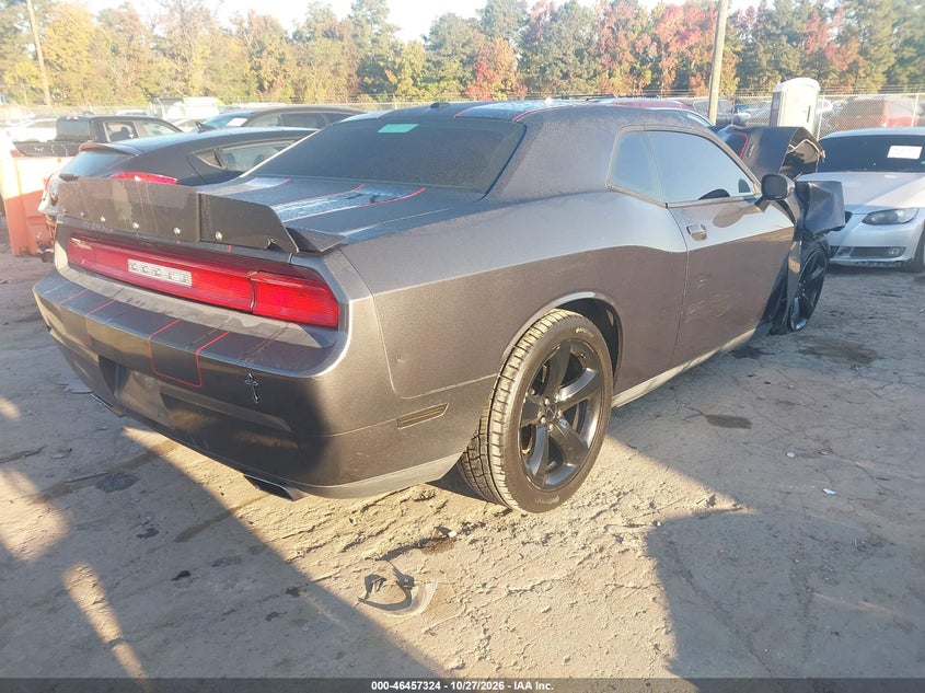 Vin: 2c3cdybt6dh604911, lot: 46957700, dodge challenger r/t 20134