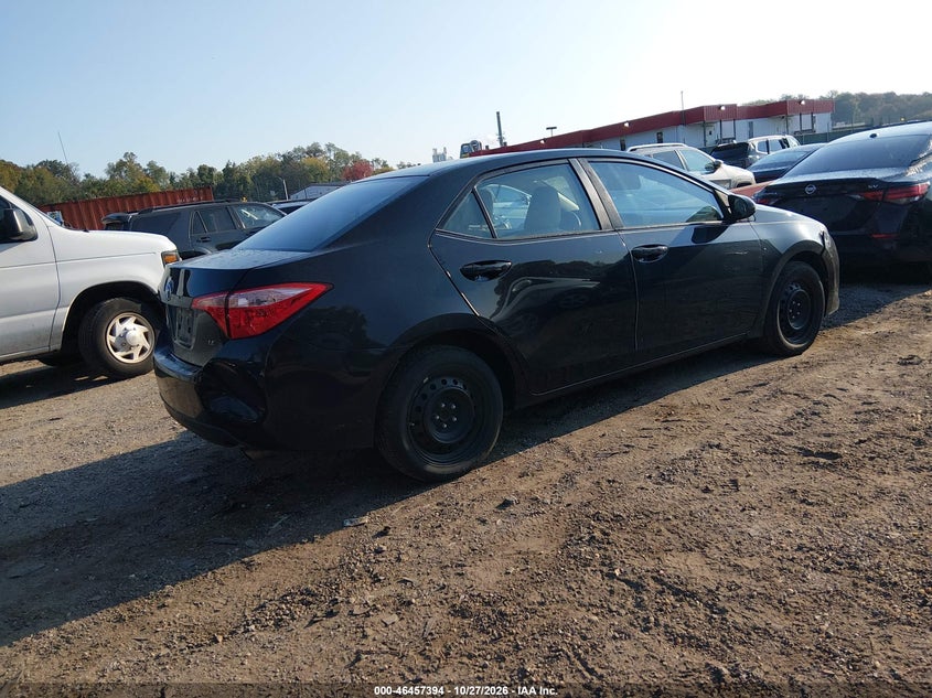 Vin: 2t1burhe9kc207481, lot: 46957770, toyota corolla le 20194