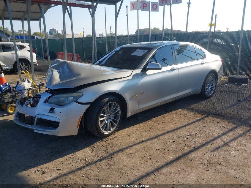 Vin: wbakb8c58cdx20360, lot: 46958023, bmw 750li 20122