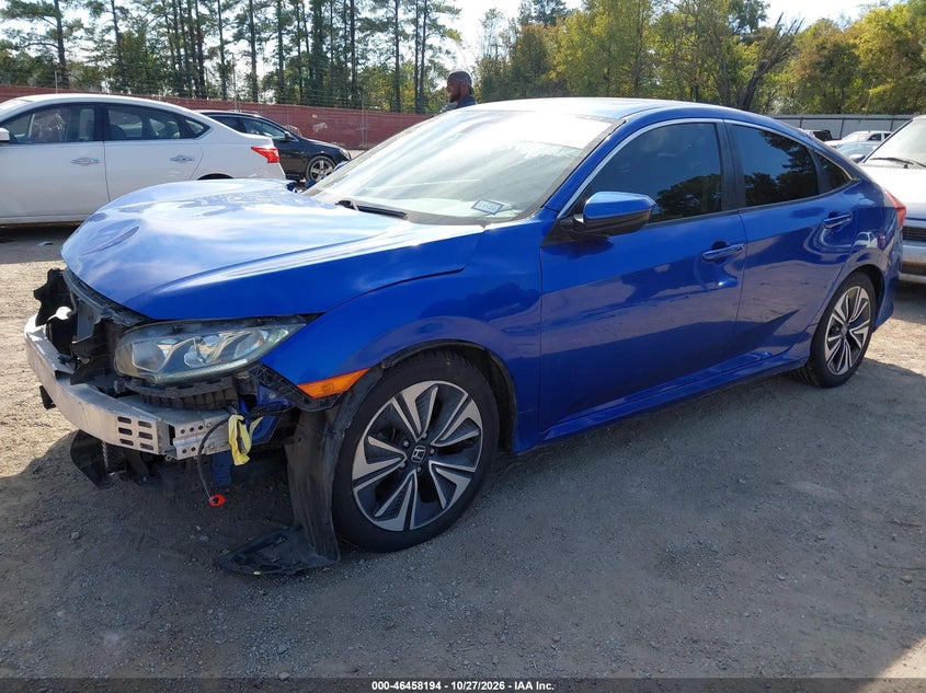 Vin: 2hgfc1f78gh641061, lot: 46958570, honda civic ex-l 20162