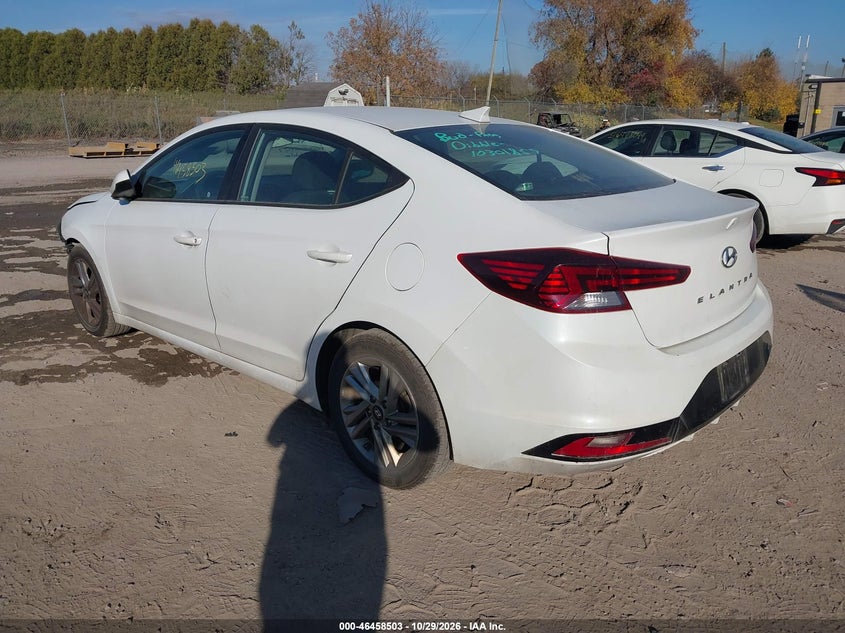 Vin: 5npd84lf2lh576150, lot: 46958879, hyundai elantra sel 20203