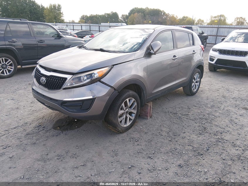 Vin: kndpb3ac6g7820832, lot: 46959005, kia sportage lx 20162