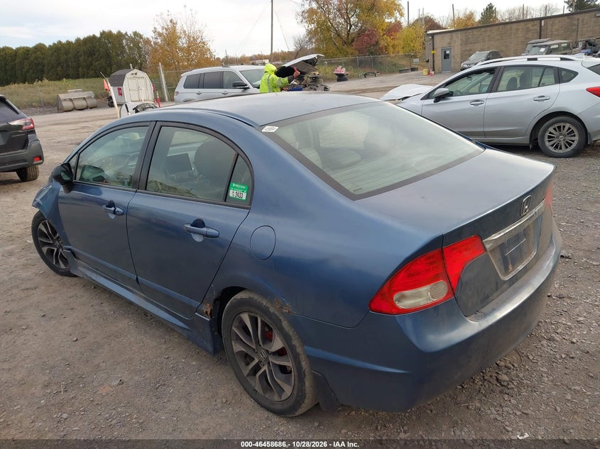 Vin: 2hgfa1f91ah505207, lot: 46959062, honda civic ex-l 20103