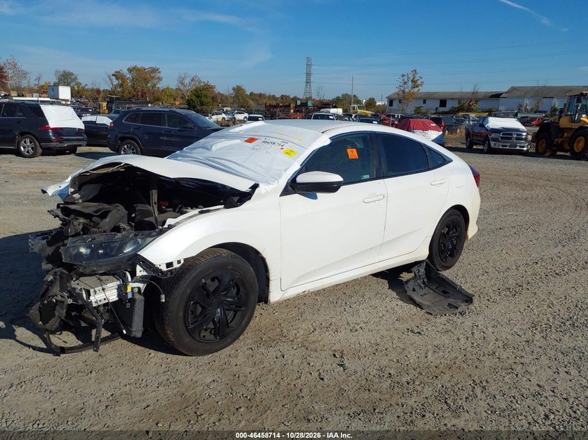 Vin: 2hgfc2f61mh510367, lot: 46959090, honda civic lx 20212