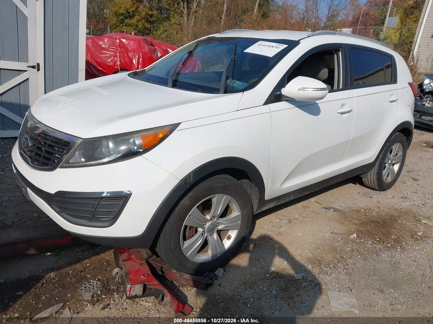 Vin: kndpb3a2xd7538809, lot: 46959232, kia sportage lx 20132