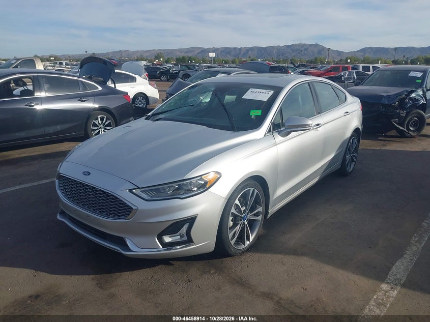 2019 Ford Fusion Titanium, Right Side, IAAI, VIN 3FA6P0D95KR138981 — photo 2
