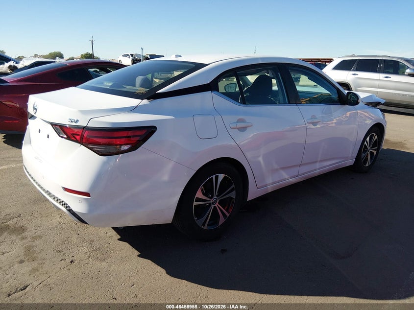 Vin: 3n1ab8cv7ny298535, lot: 46959334, nissan sentra sv xtronic cvt 20224