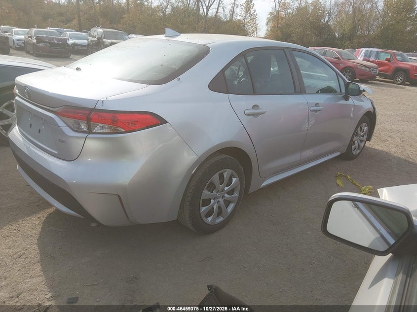 Vin: 5yfepmae9mp260346, lot: 46959751, toyota corolla le 20214