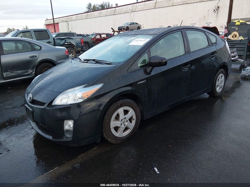 Vin: jtdkn3du0b0323749, lot: 46959911, toyota prius four 20112