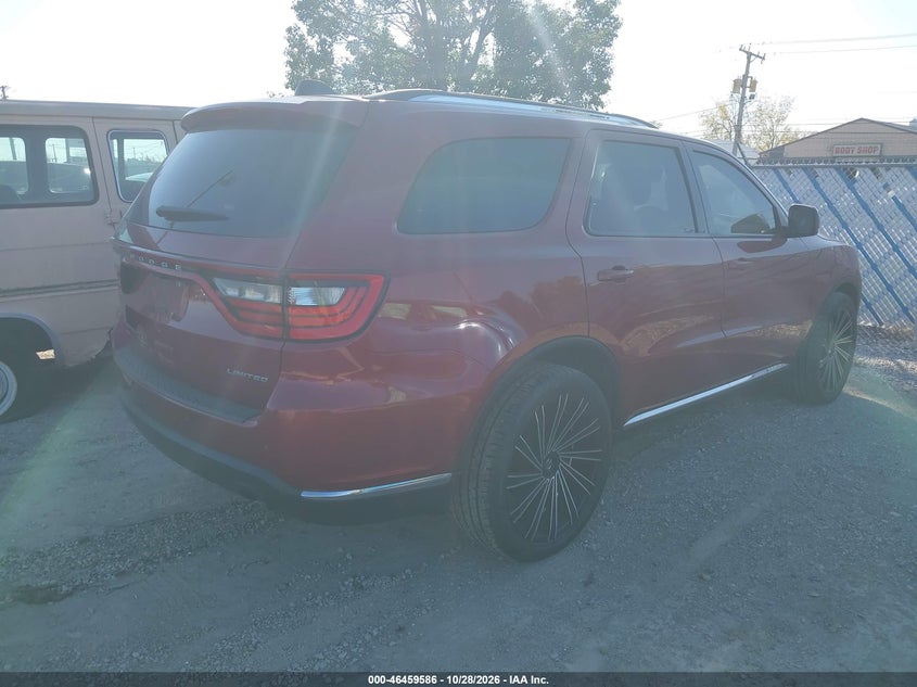 Vin: 1c4rdjdg4ec455254, lot: 46959962, dodge durango limited 20144
