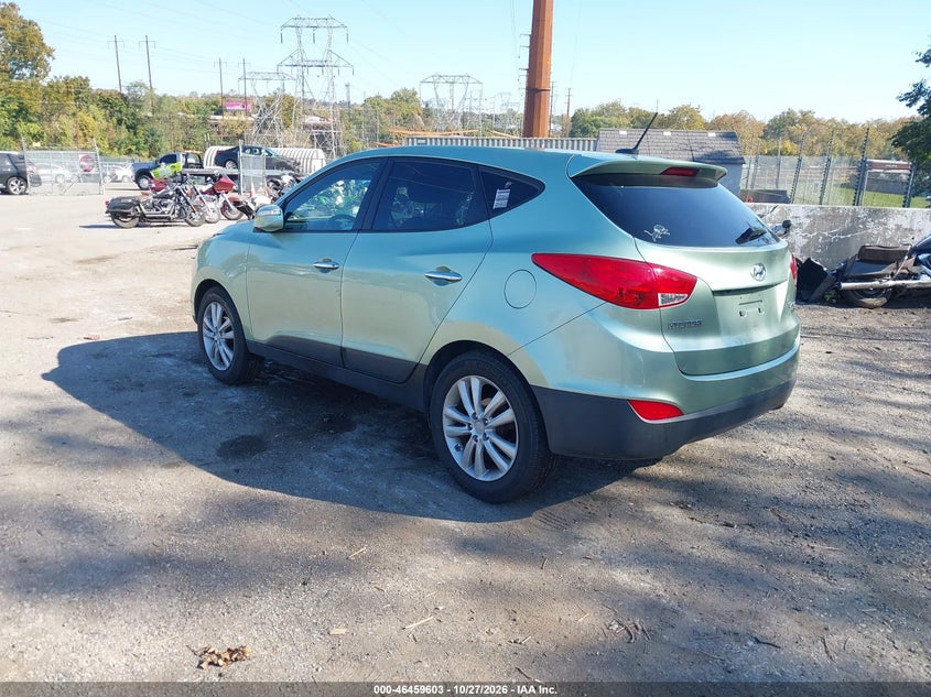 Vin: km8ju3ac6au022061, lot: 46959979, hyundai tucson limited 20103