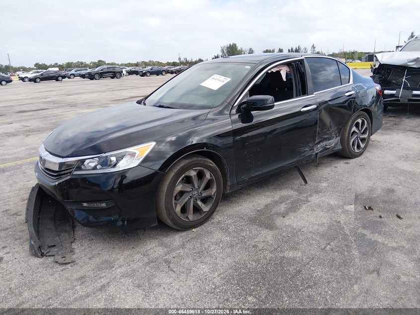 Vin: 1hgcr2f75ha109922, lot: 46959994, honda accord ex 20172