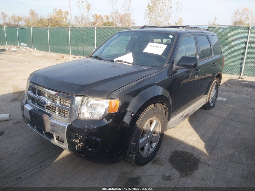Vin: 1fmcu9eg7akb20617, lot: 46960008, ford escape limited 20102