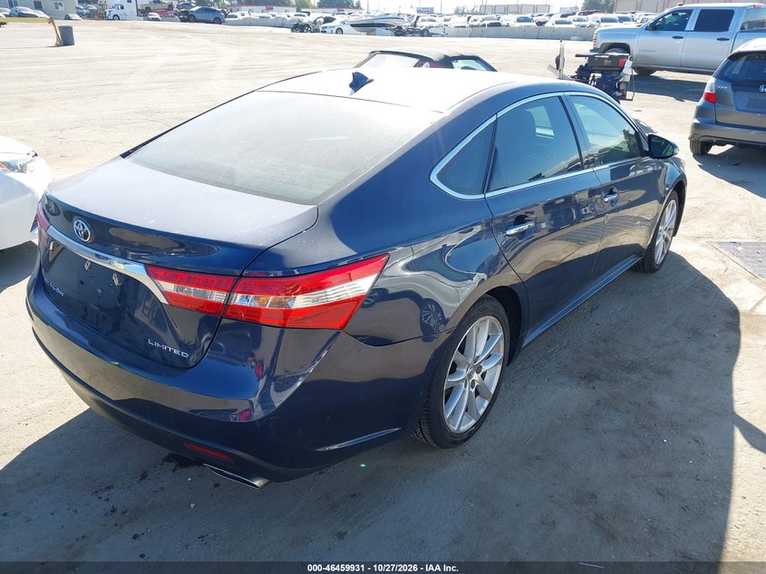 Vin: 4t1bk1eb4eu136582, lot: 46960307, toyota avalon limited 20144