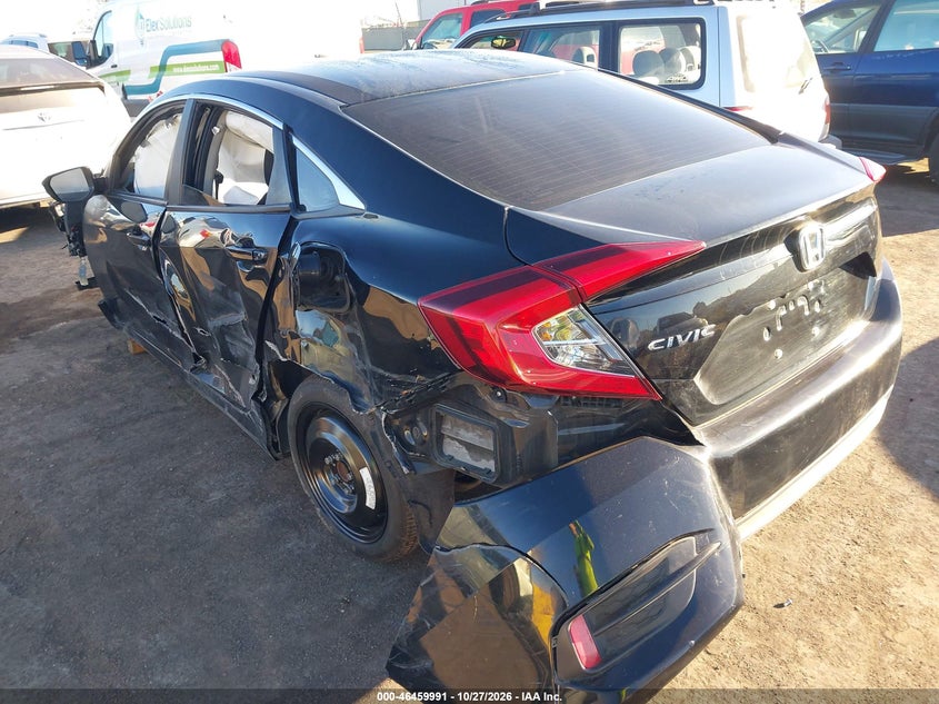 Vin: 19xfc2f61ke208536, lot: 46960367, honda civic lx 20193