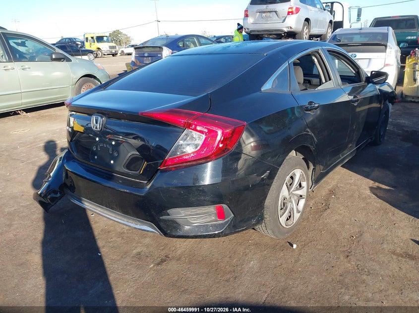 Vin: 19xfc2f61ke208536, lot: 46960367, honda civic lx 20194