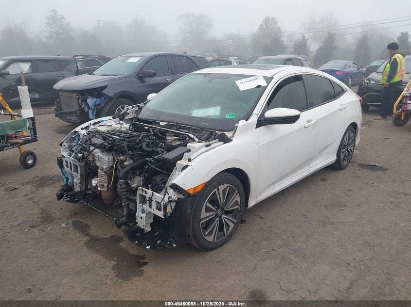 Vin: 19xfc1f36he207441, lot: 46960464, honda civic ex-t 20172