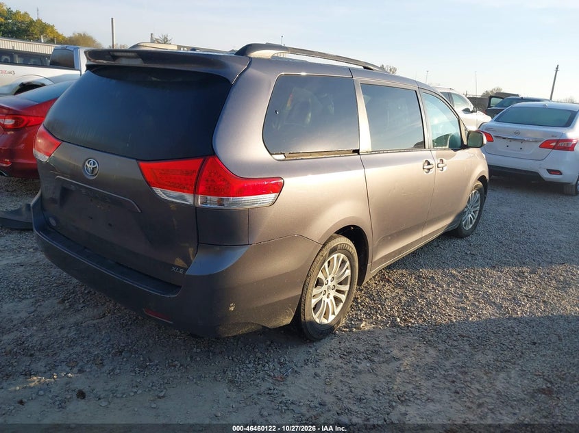 Vin: 5tdyk3dc4bs008010, lot: 46960498, toyota sienna xle v6 20114