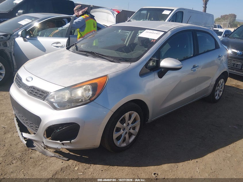 Vin: knadm5a31d6261701, lot: 46960561, kia rio lx 20132
