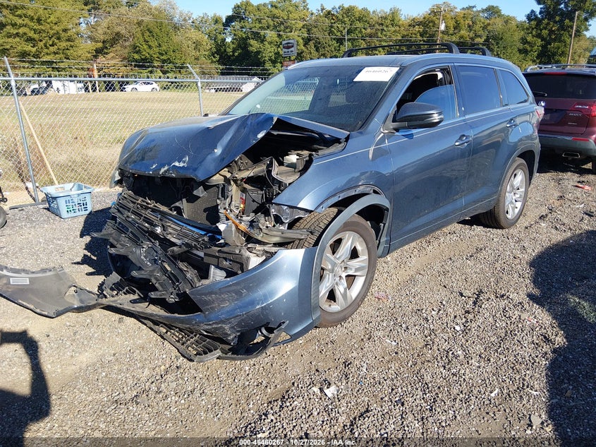 Vin: 5tdykrfhxes035177, lot: 46960643, toyota highlander limited v6 20142
