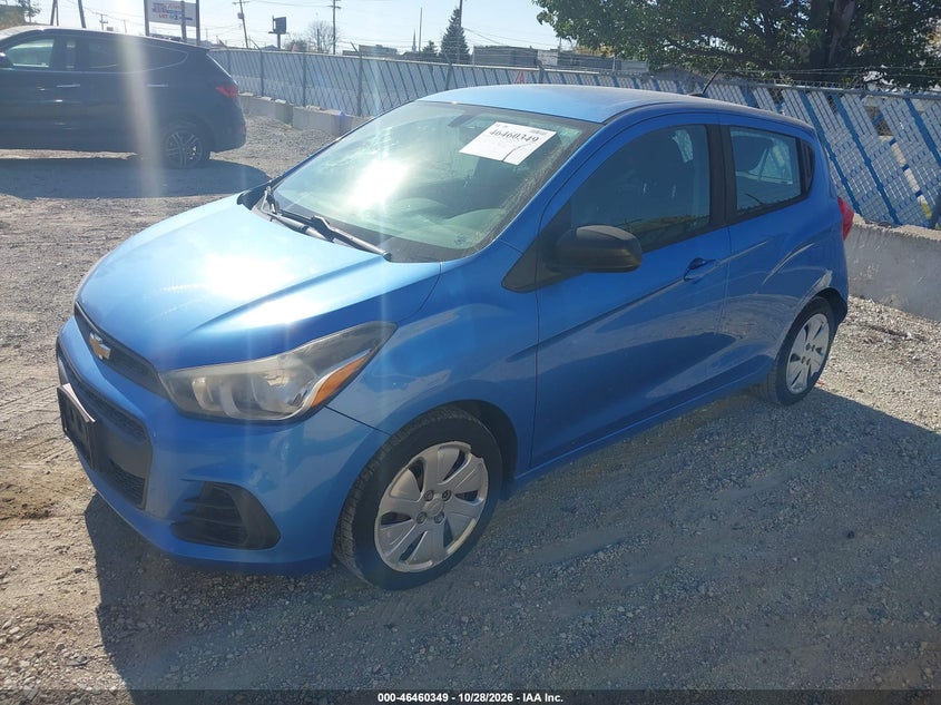 Vin: kl8cb6sa4hc778613, lot: 46960725, chevrolet spark ls cvt 20172
