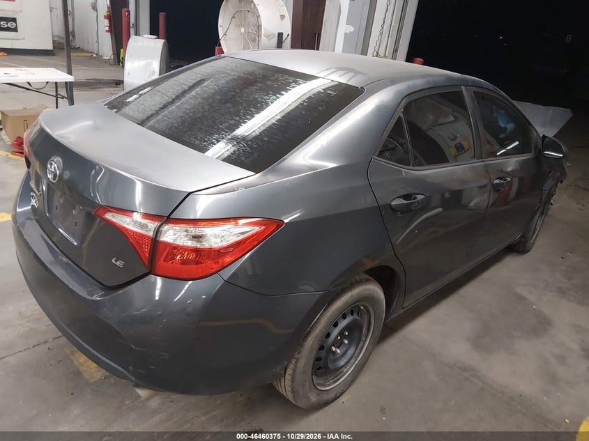 Vin: 5yfburhe0fp363124, lot: 46960751, toyota corolla le 20154