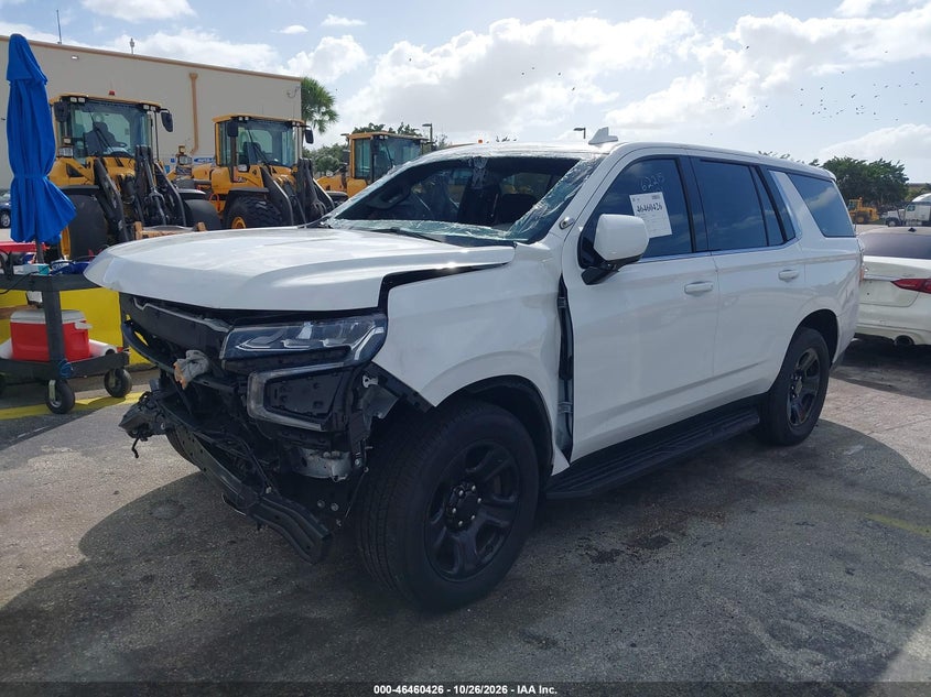 Vin: 1gnscled5nr253032, lot: 46960802, chevrolet tahoe 2wd commercial fleet 20222
