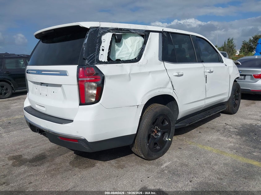 Vin: 1gnscled5nr253032, lot: 46960802, chevrolet tahoe 2wd commercial fleet 20224