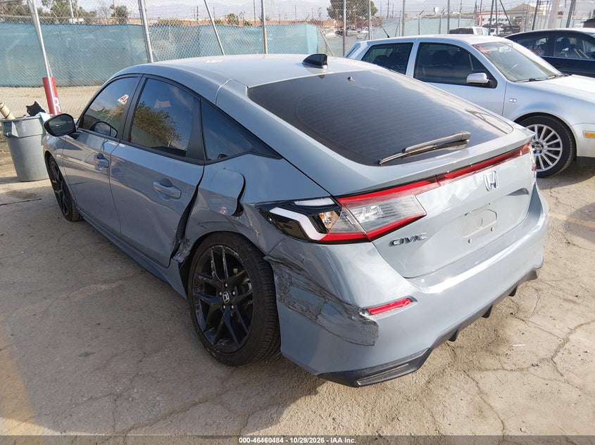 Vin: 19xfl2h80re040316, lot: 46960860, honda civic sport 20243
