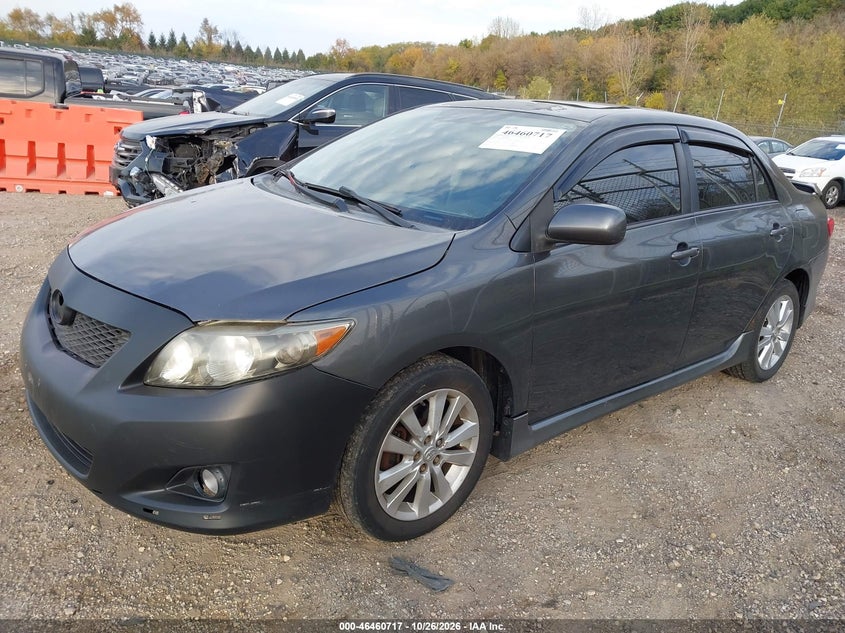 Vin: 1nxbu4ee0az383629, lot: 46961093, toyota corolla s 20102
