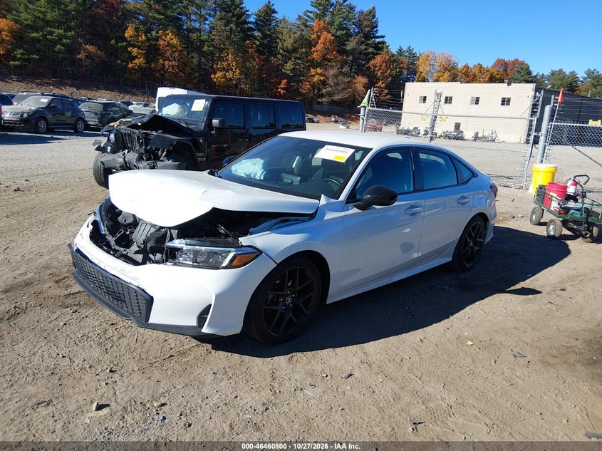 Vin: 2hgfe2f50sh550230, lot: 46961176, honda civic sport 20252