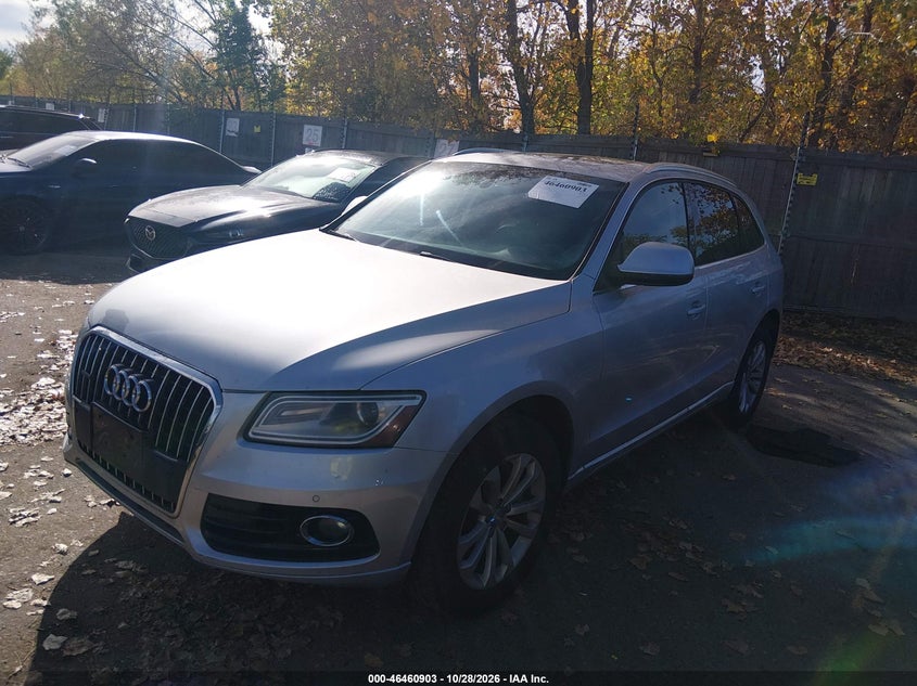 2013 Audi Q5 2.0T Premium, Normal Wear & Tear, IAAI, VIN WA1LFAFP1DA023691 — photo 2