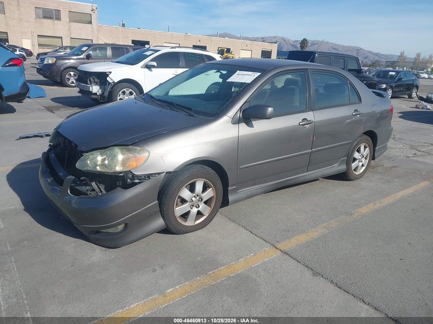 2007 Toyota Corolla S, Front End, IAAI, VIN 1NXBR30E37Z852305 — photo 2