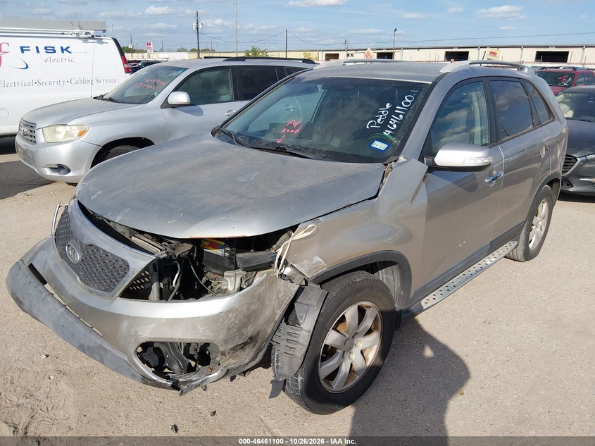 Vin: 5xykt3a61dg351164, lot: 46961476, kia sorento lx 20132
