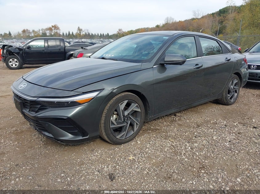 Vin: kmhlp4dg6ru730245, lot: 46961579, hyundai elantra limited 20242