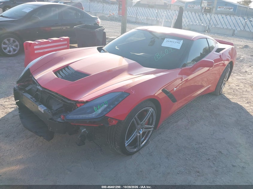 Vin: 1g1yl2d73e5000512, lot: 46961674, chevrolet corvette stingray z51 20142