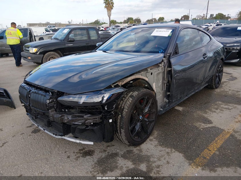 2026 BMW M440I, Left Side, IAAI, VIN WBA73DA00TCV16807 — photo 2