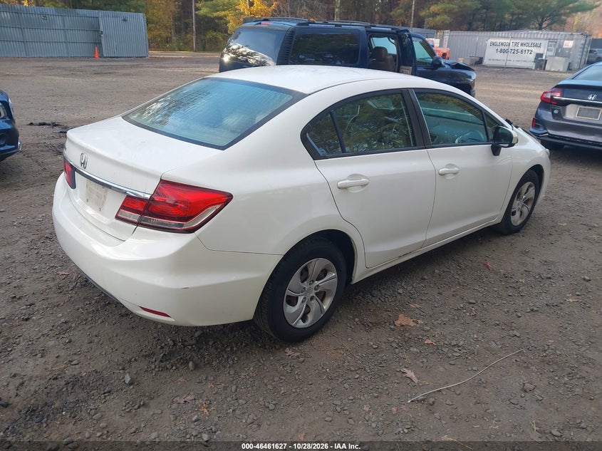 Vin: 19xfb2f53ee243769, lot: 46962003, honda civic lx 20144