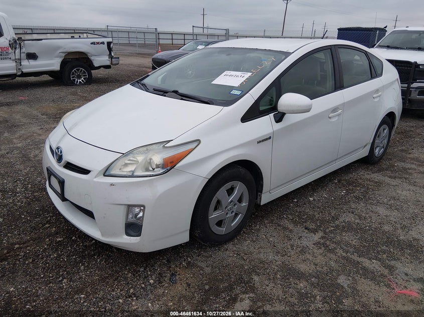 Vin: jtdkn3du1a0152508, lot: 46962010, toyota prius ii 20102