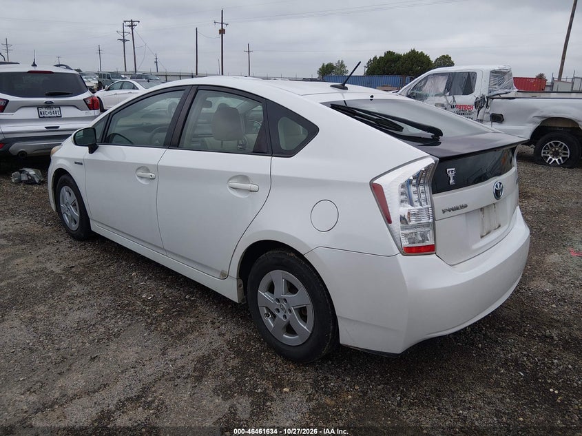 Vin: jtdkn3du1a0152508, lot: 46962010, toyota prius ii 20103