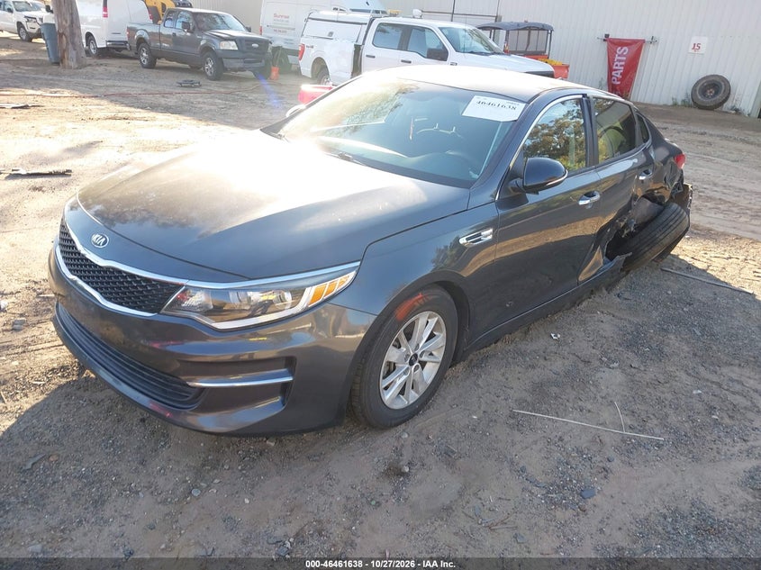 Vin: knagt4l33j5211682, lot: 46962014, kia optima lx 20182