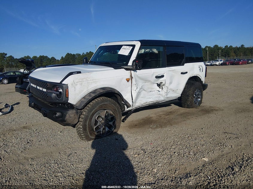 Vin: 1fmee9bp9slb08846, lot: 46962709, ford bronco badlands 20252
