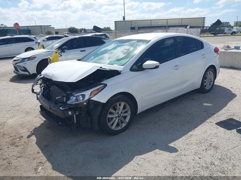 Vin: 3kpfl4a7xhe153041, lot: 46962811, kia forte lx 20172