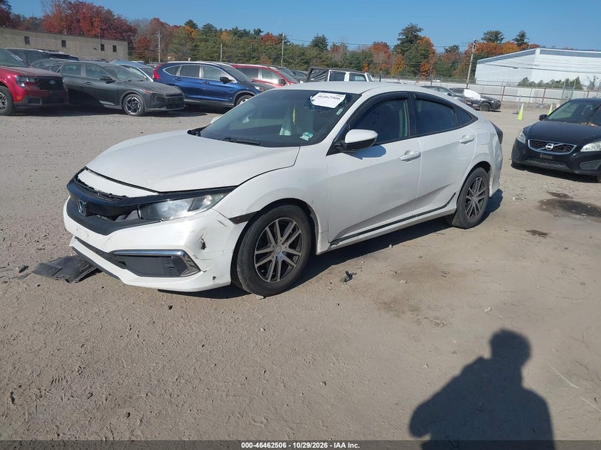 Vin: 2hgfc2f64kh518718, lot: 46962883, honda civic lx 20192